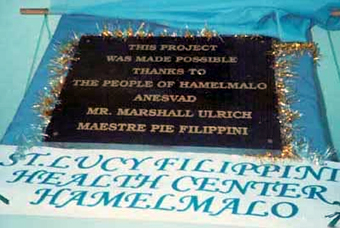 thank you Marshall plaque